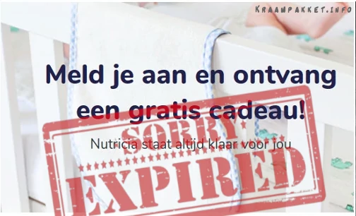 Nutricia cadeau gratis