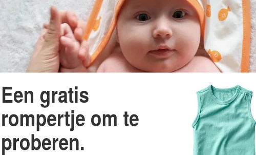 Zeeman rompertje kraam cadeau